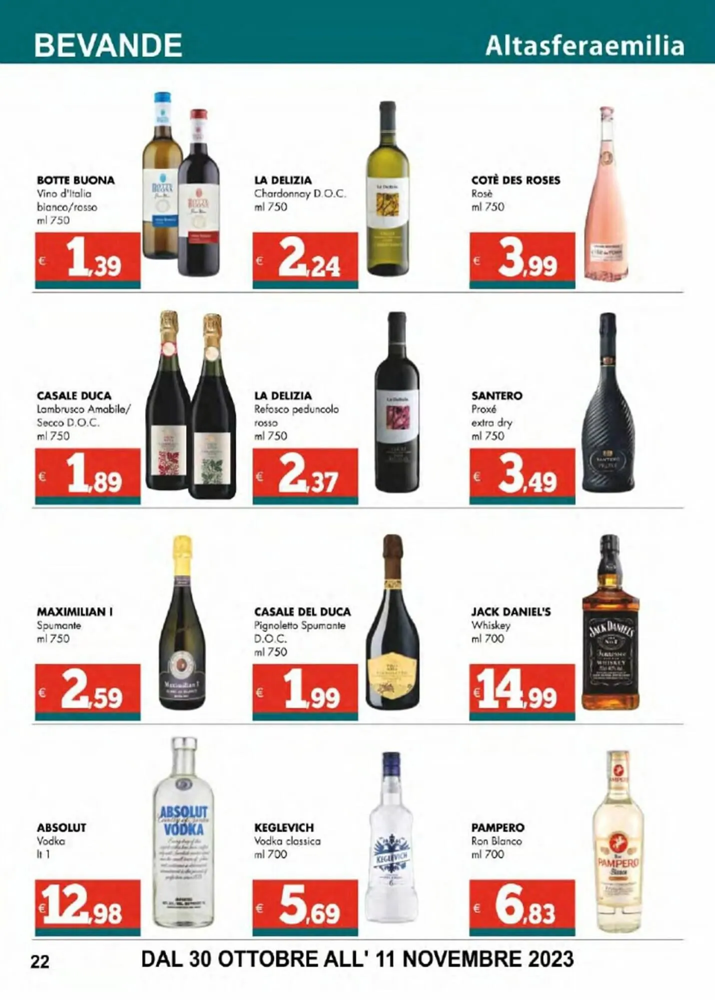 Volantino Altasfera da 30 ottobre a 11 novembre di 2023 - Pagina del volantino 22