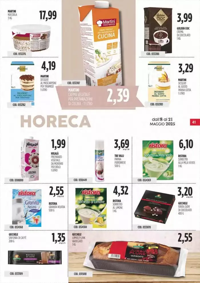 Offerte Carico Cash & Carry da 8 maggio a 21 maggio di 2025 - Pagina del volantino 41