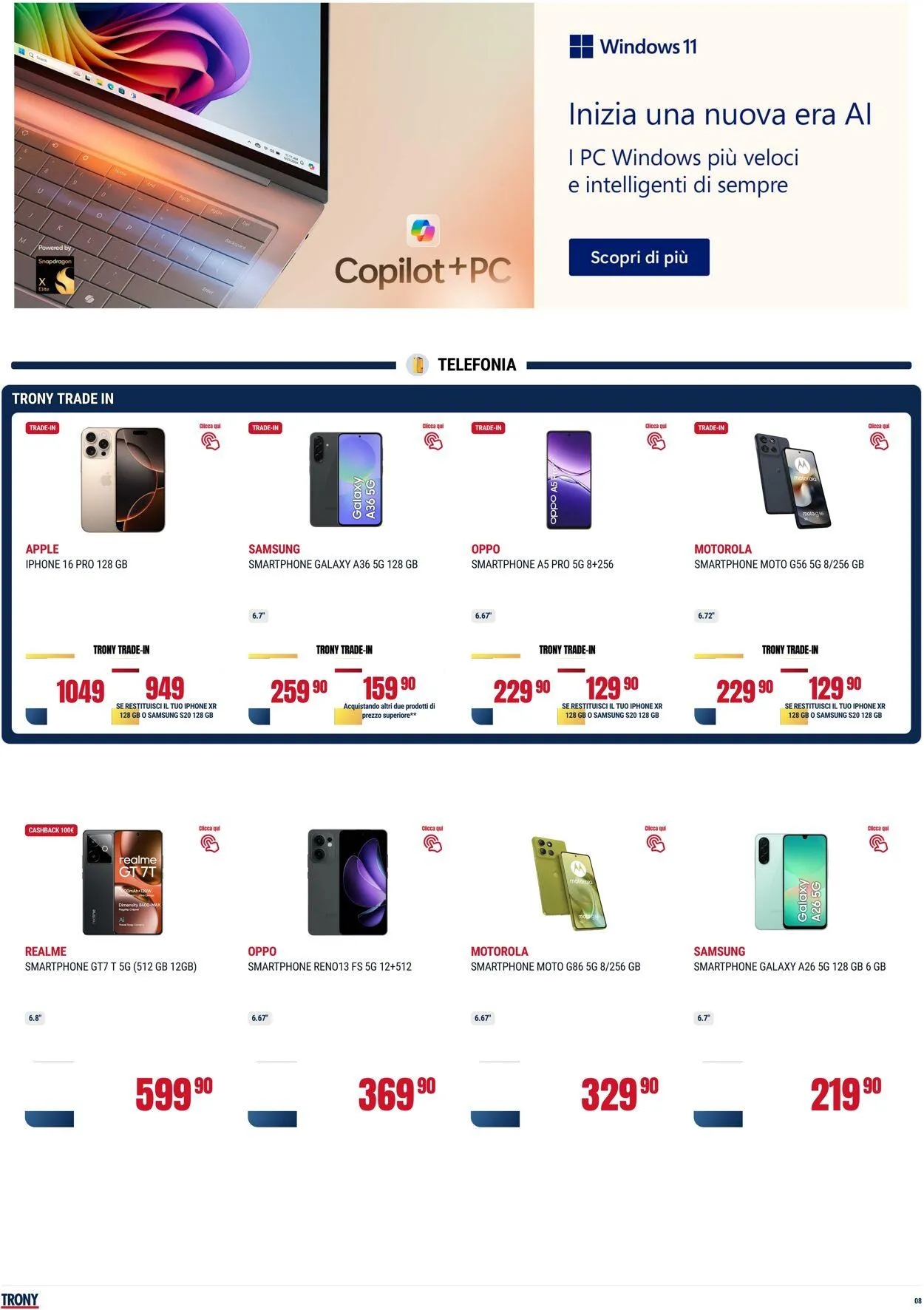 Trony - Napoli Volantino attuale da 3 luglio a 30 luglio di 2025 - Pagina del volantino 8