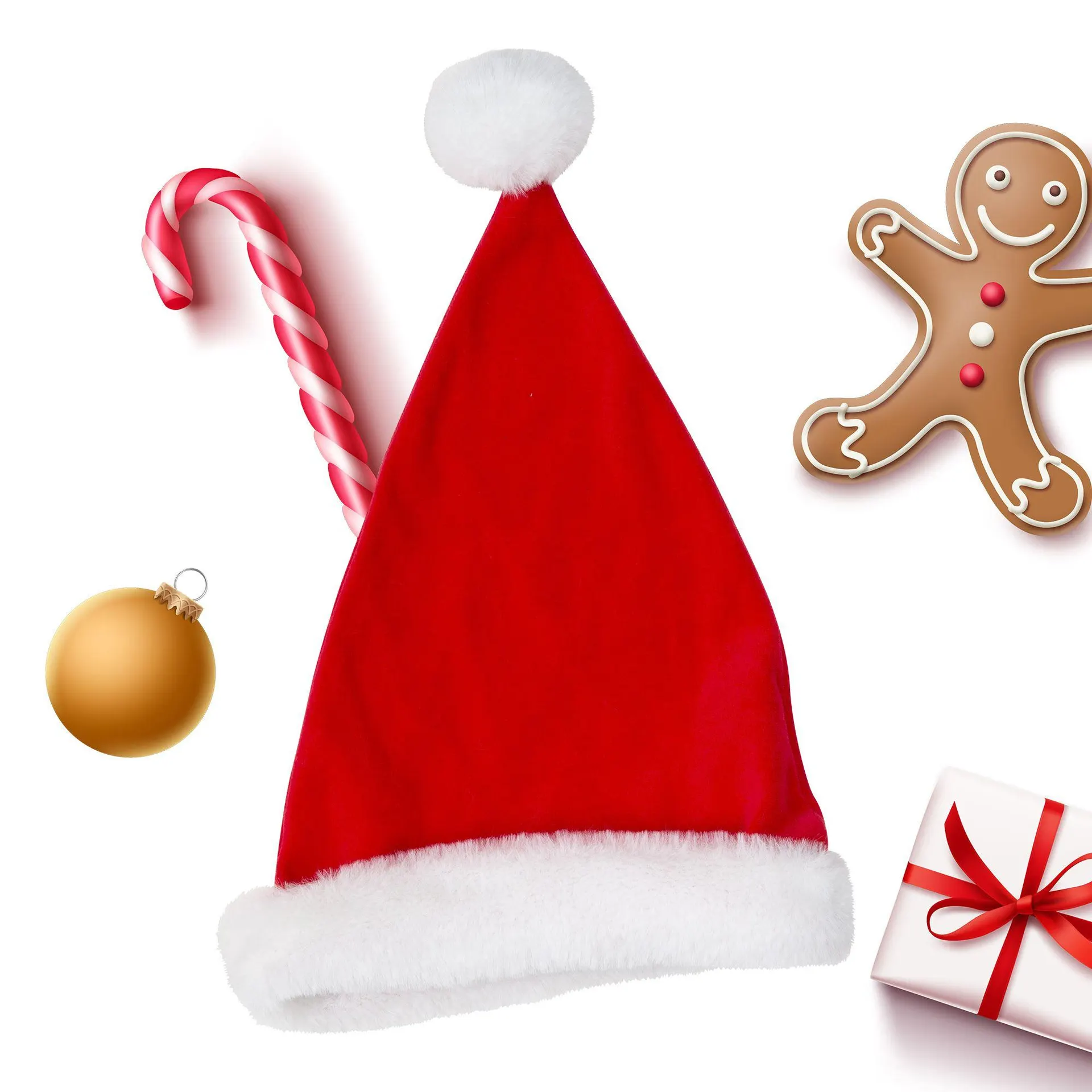 Mawi cappello ciniglia babbo natale