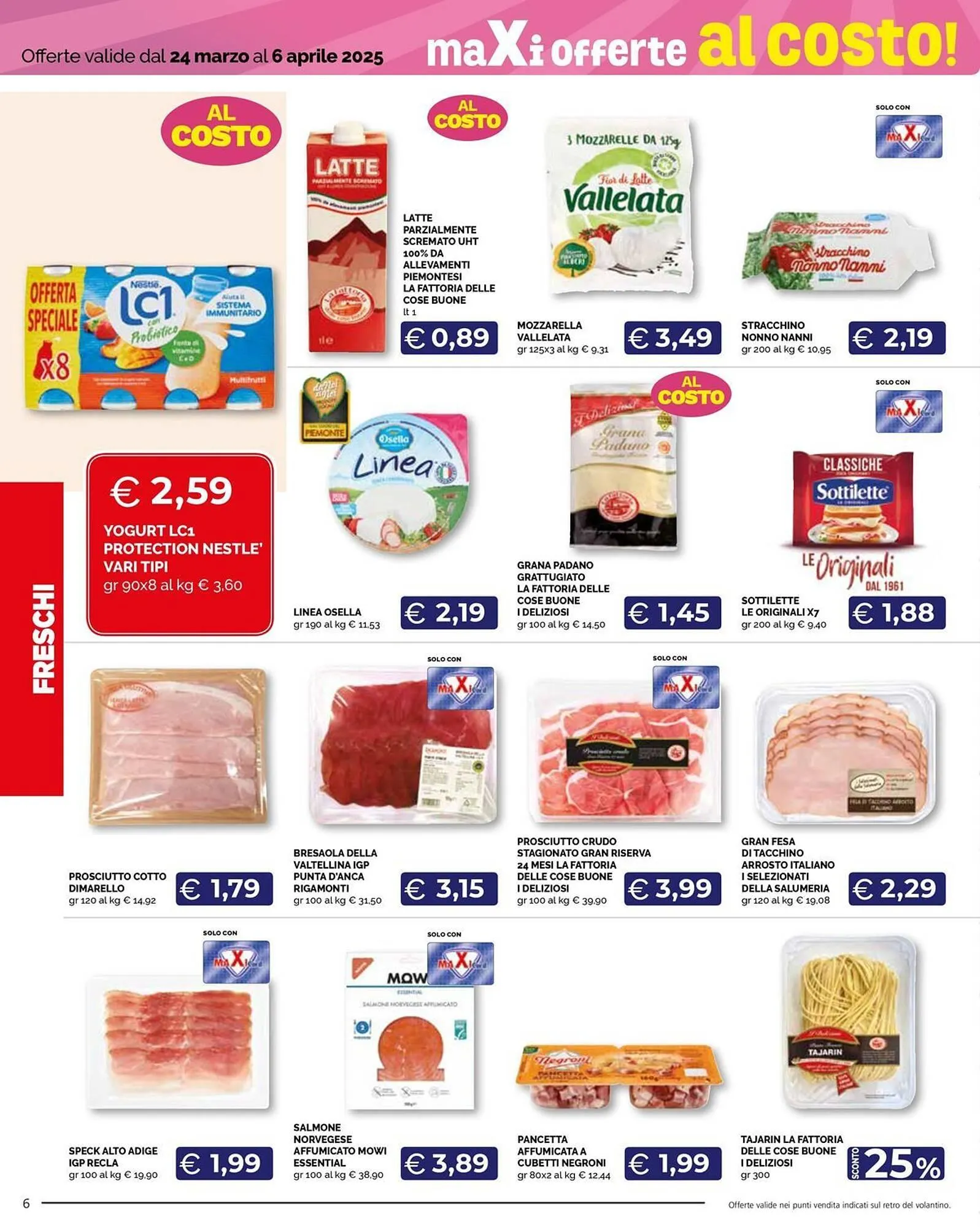 Volantino Maxisconto da 24 marzo a 6 aprile di 2025 - Pagina del volantino 6