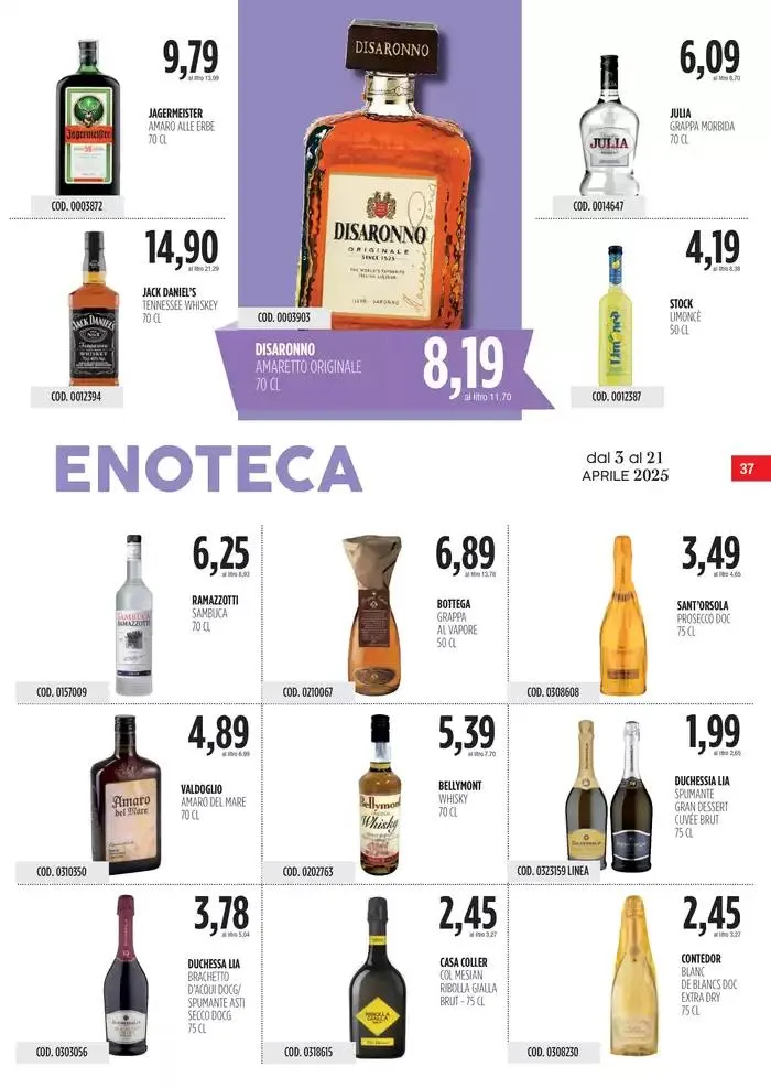 Offerte Carico Cash & Carry da 3 aprile a 21 aprile di 2025 - Pagina del volantino 37