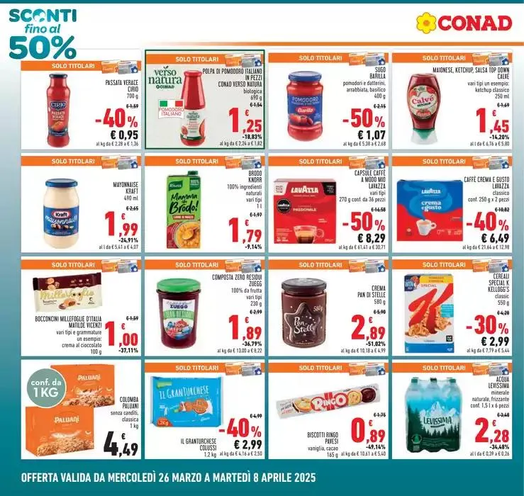 Sconti fino al 50% da 26 marzo a 8 aprile di 2025 - Pagina del volantino 4