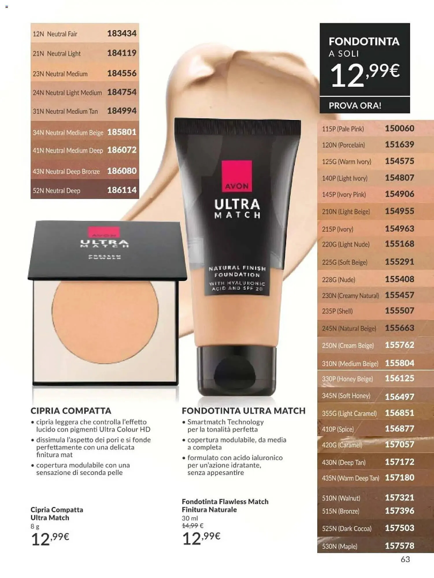 Catalogo Avon da 1 maggio a 31 maggio di 2026 - Pagina del volantino 63
