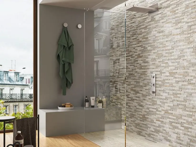 Piastrella Outback Bianco 2a Scelta 16x39 Effetto Muretto in Quarzite Bianca