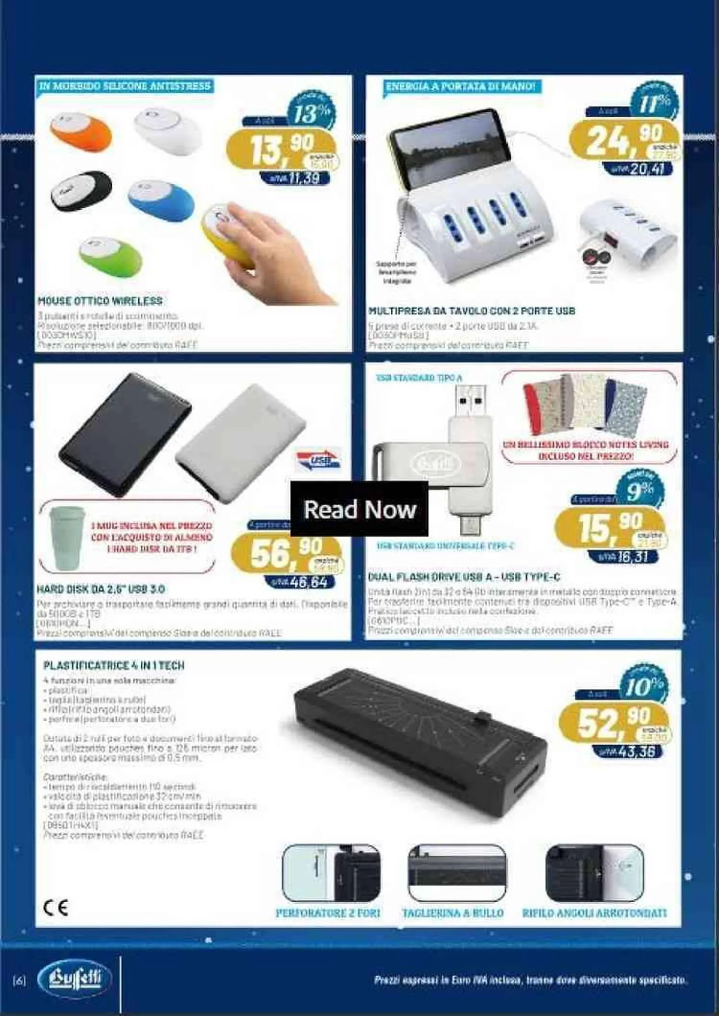 Volantino Buffetti da 7 novembre a 31 dicembre di 2023 - Pagina del volantino 6