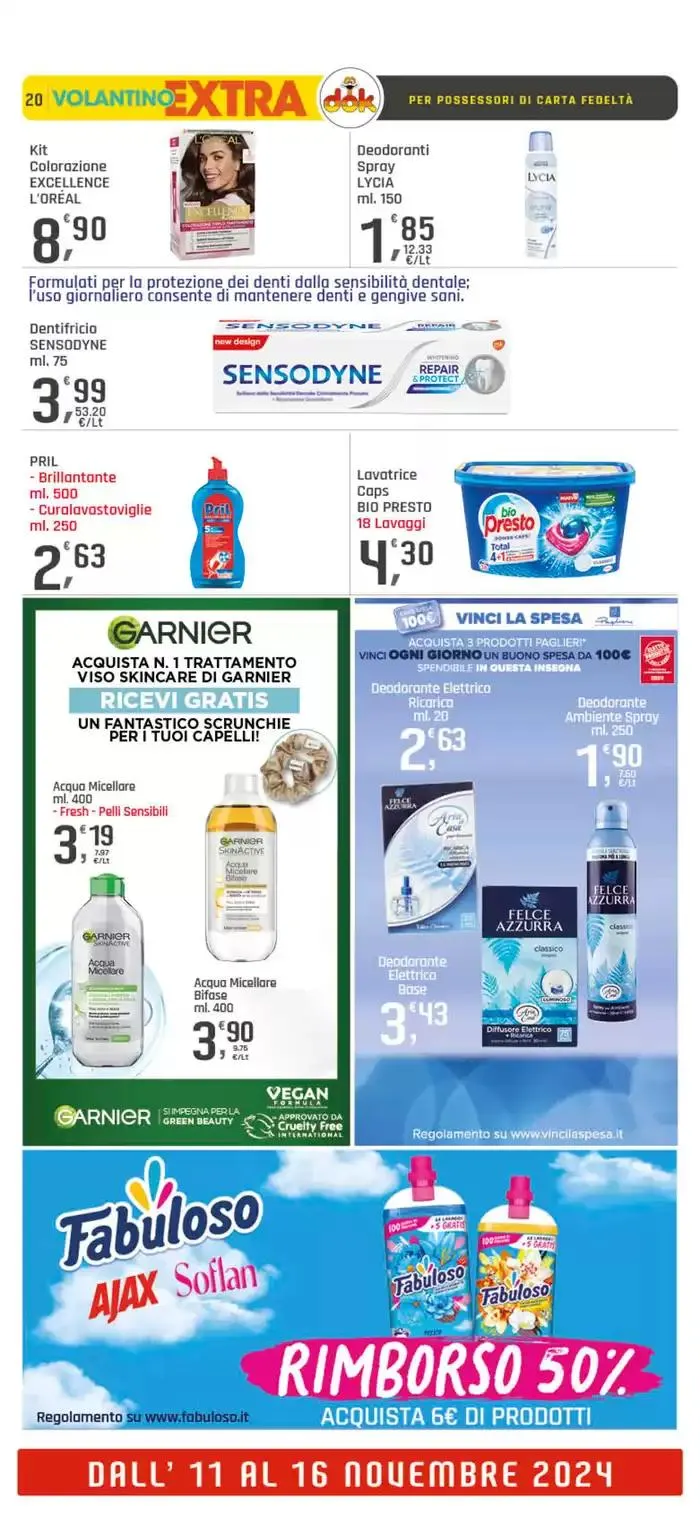 Tanti prodotti scontati oltre il 20% da 4 novembre a 16 novembre di 2024 - Pagina del volantino 20