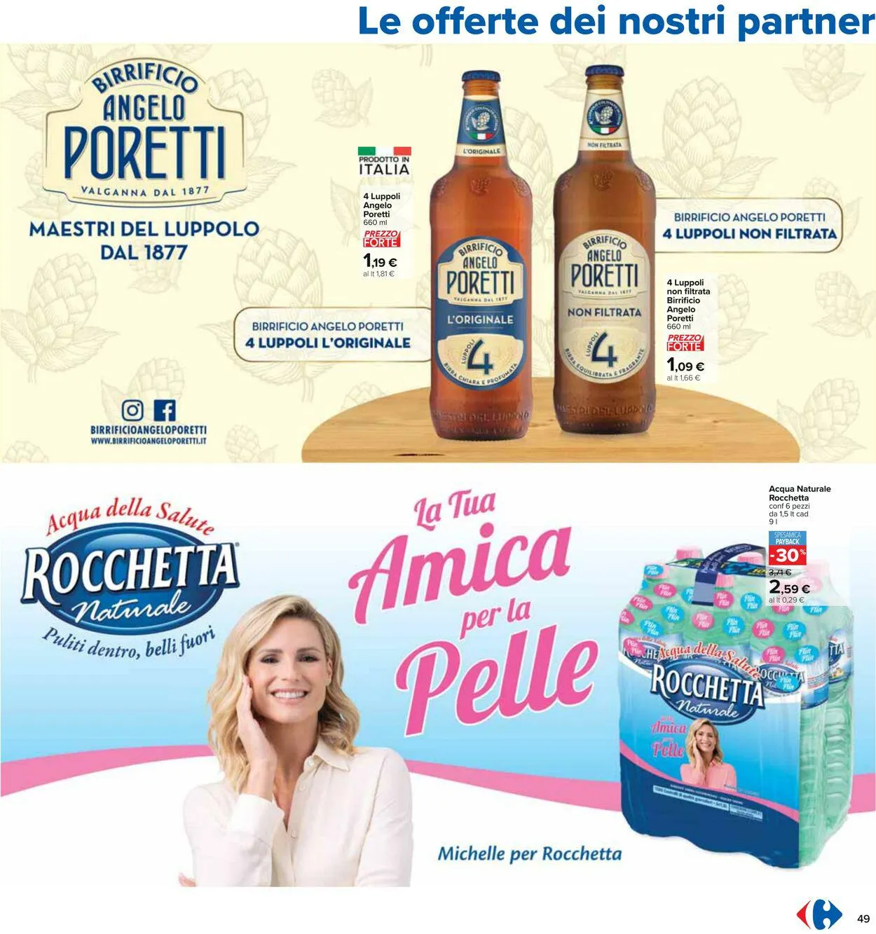 Carrefour Volantino attuale da 25 settembre a 8 ottobre di 2023 - Pagina del volantino 49