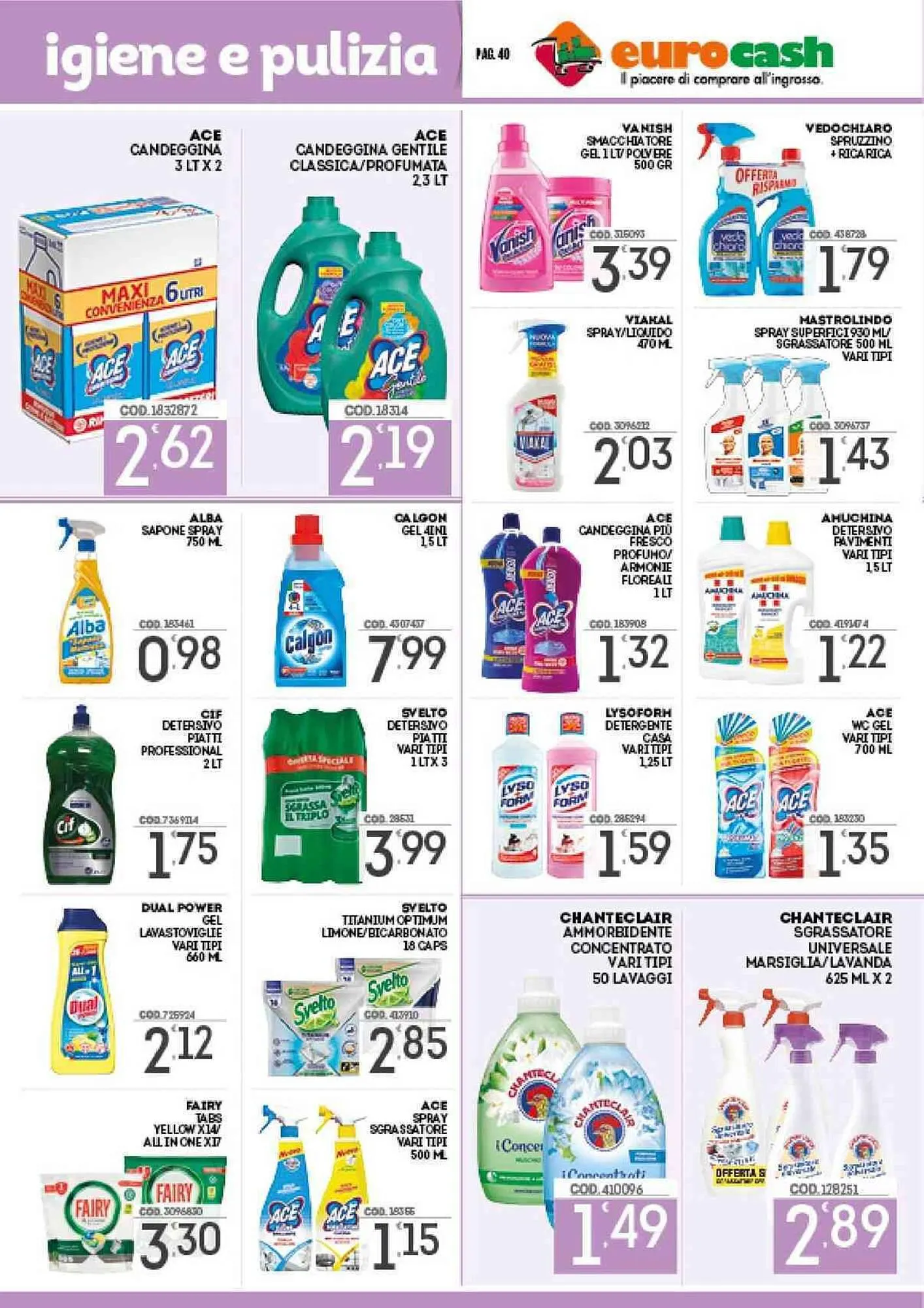Volantino Eurocash da 3 gennaio a 21 gennaio di 2024 - Pagina del volantino 40