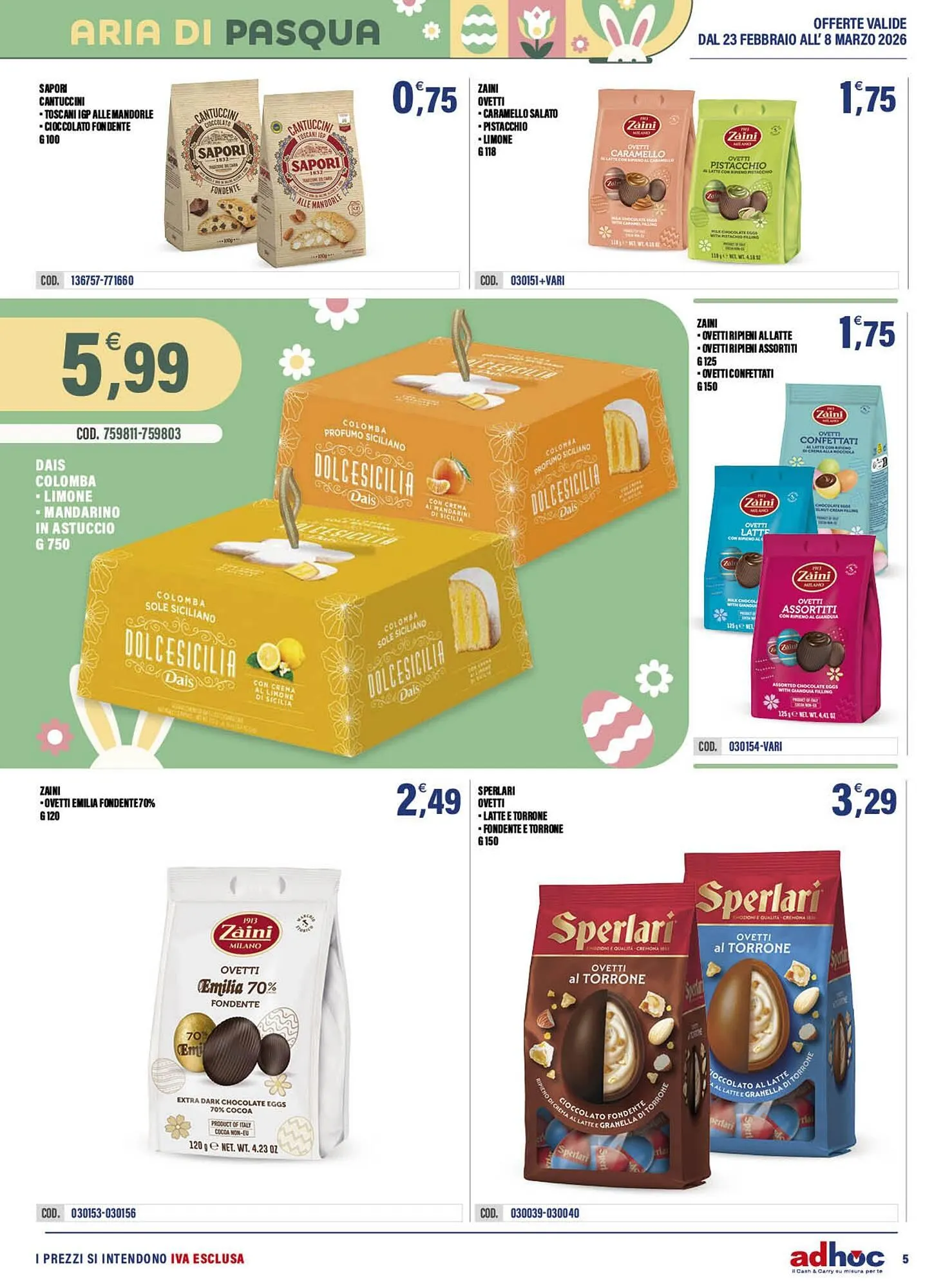 Volantino Adhoc da 23 febbraio a 8 marzo di 2026 - Pagina del volantino 5