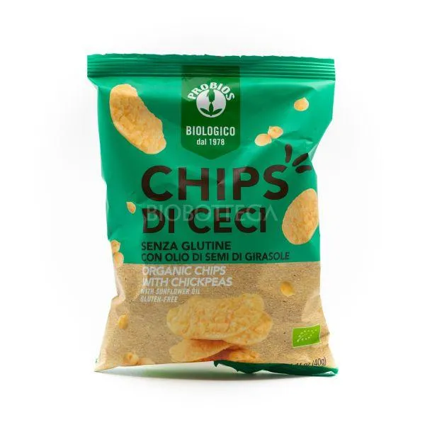 Chips di Ceci Senza Glutine Probios 40 G