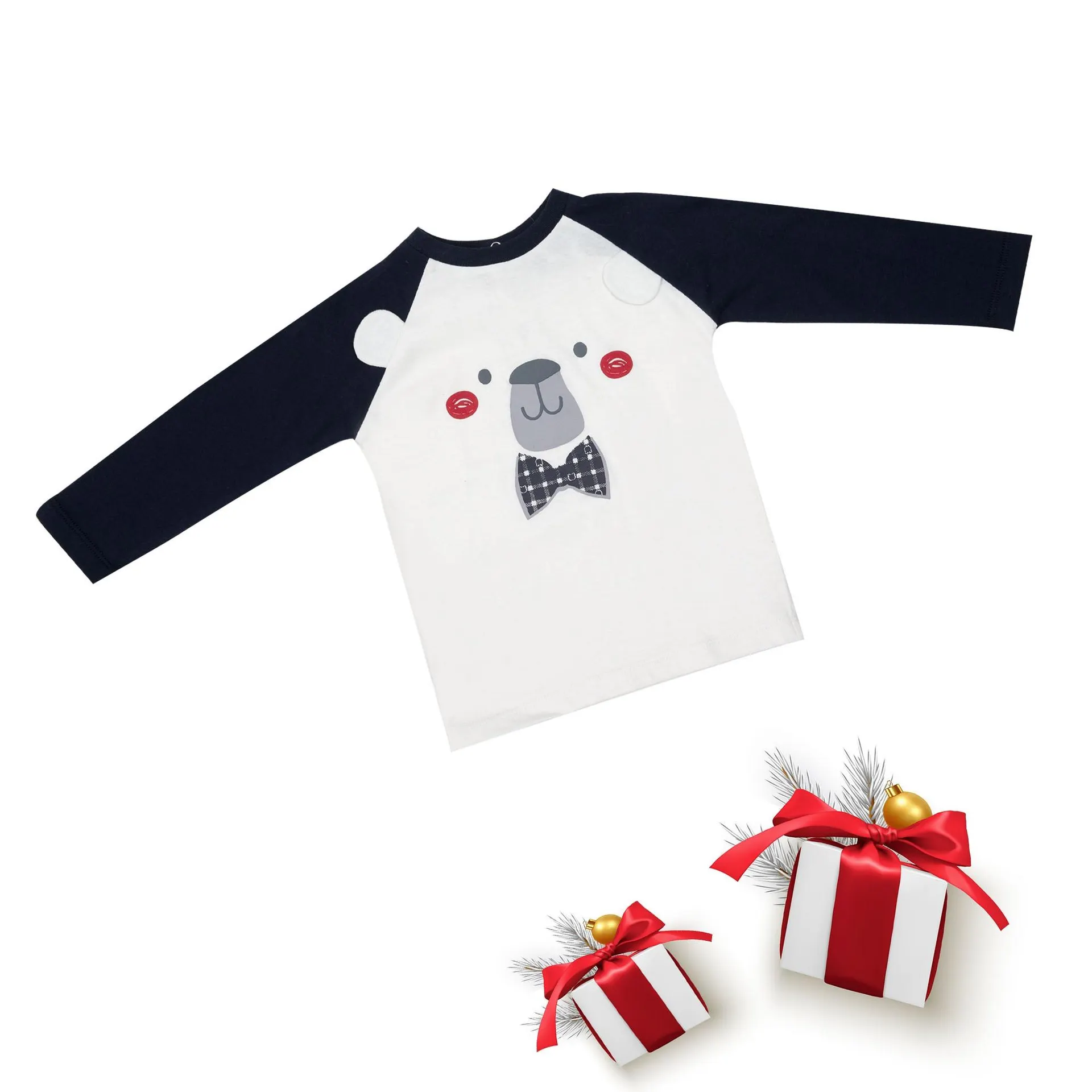 Mawi tshirt con faccia orso