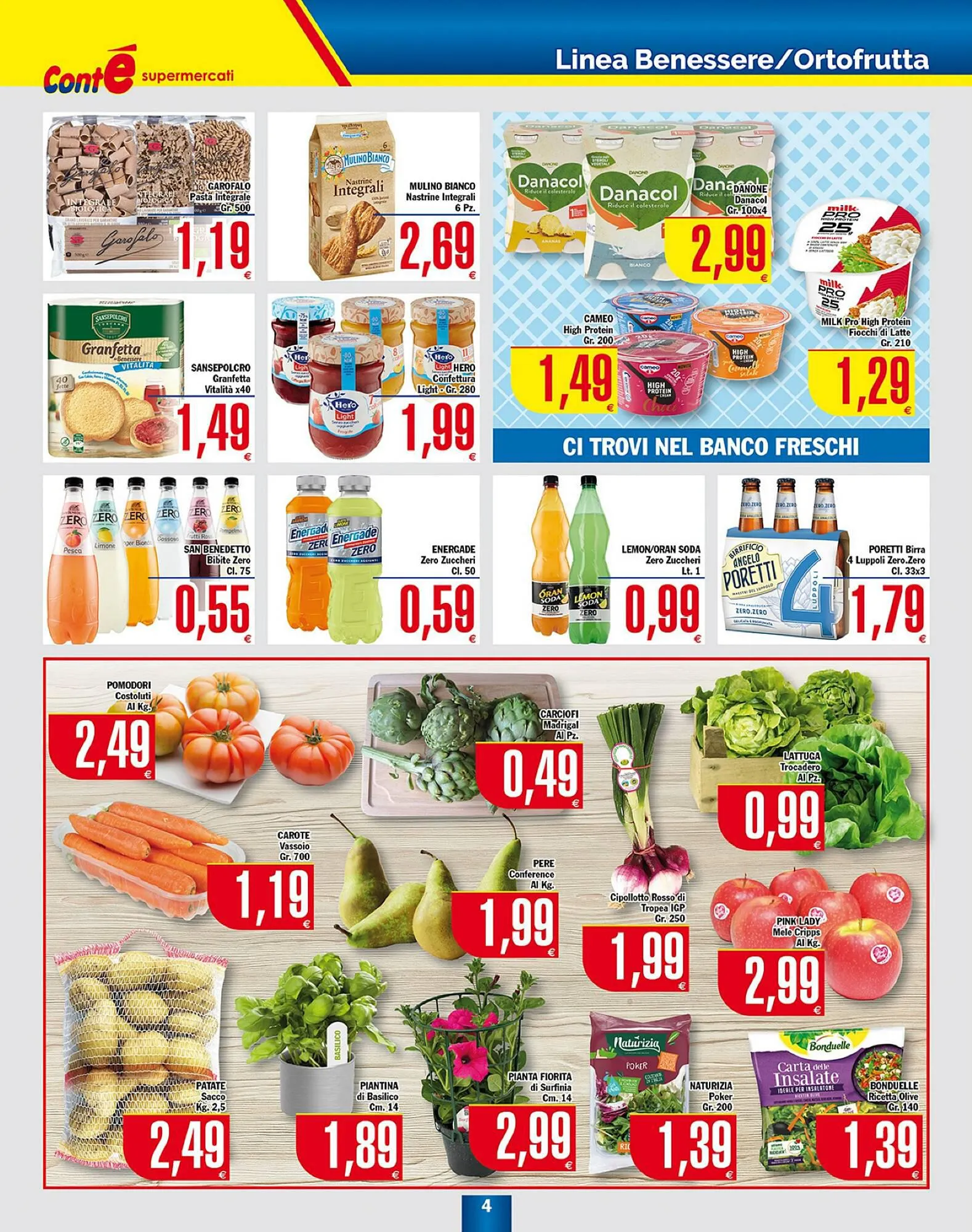 Volantino Conté Supermercati da 2 aprile a 10 aprile di 2024 - Pagina del volantino 4