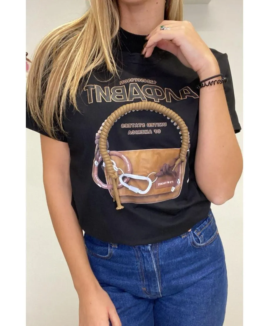 Maglia effetto borsa