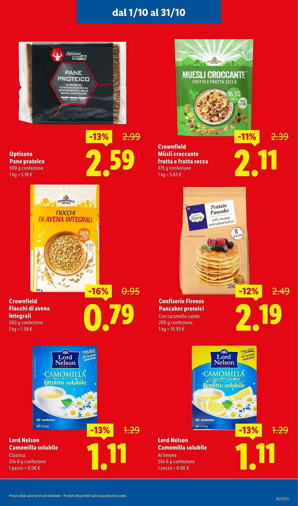 Volantino Lidl da 1 ottobre a 31 ottobre di 2025 - Pagina del volantino 9