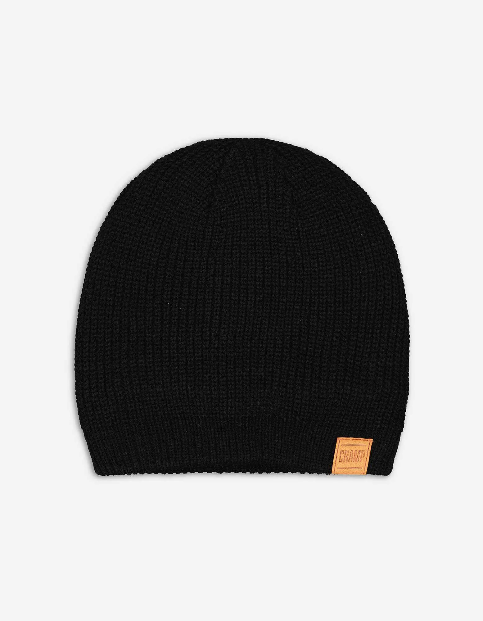 Berretto in maglia - fodera in pile - nero