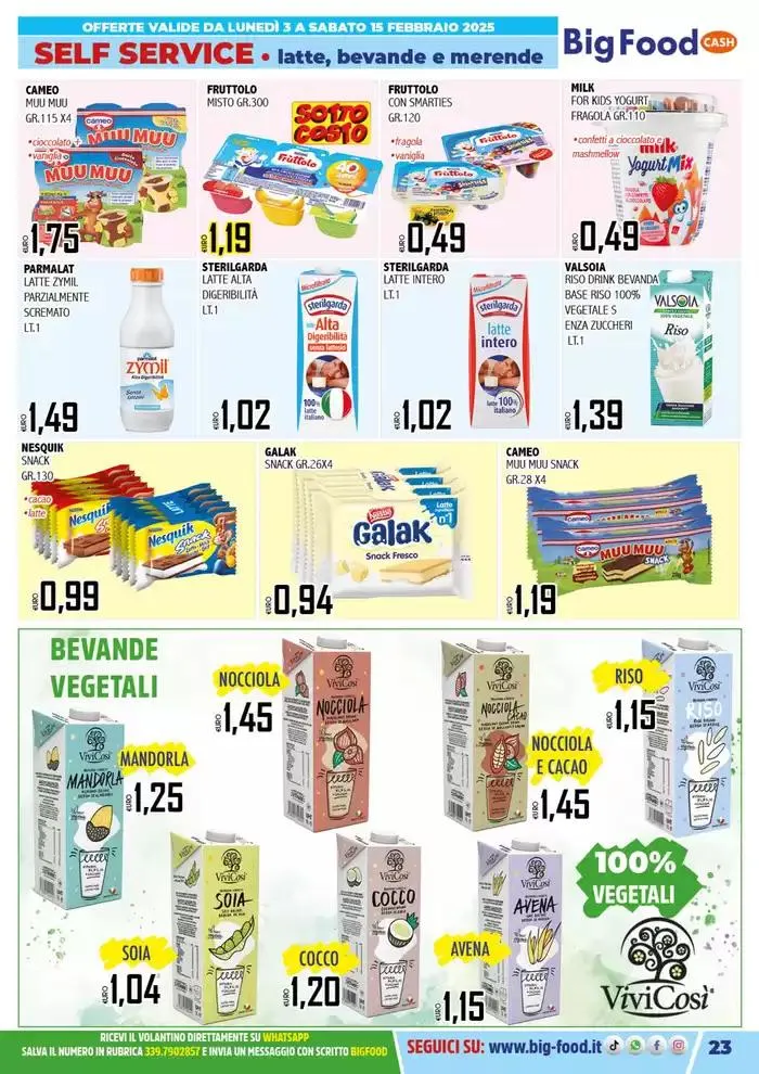 Carnevale innamorati della convenienza da 3 febbraio a 15 febbraio di 2025 - Pagina del volantino 23