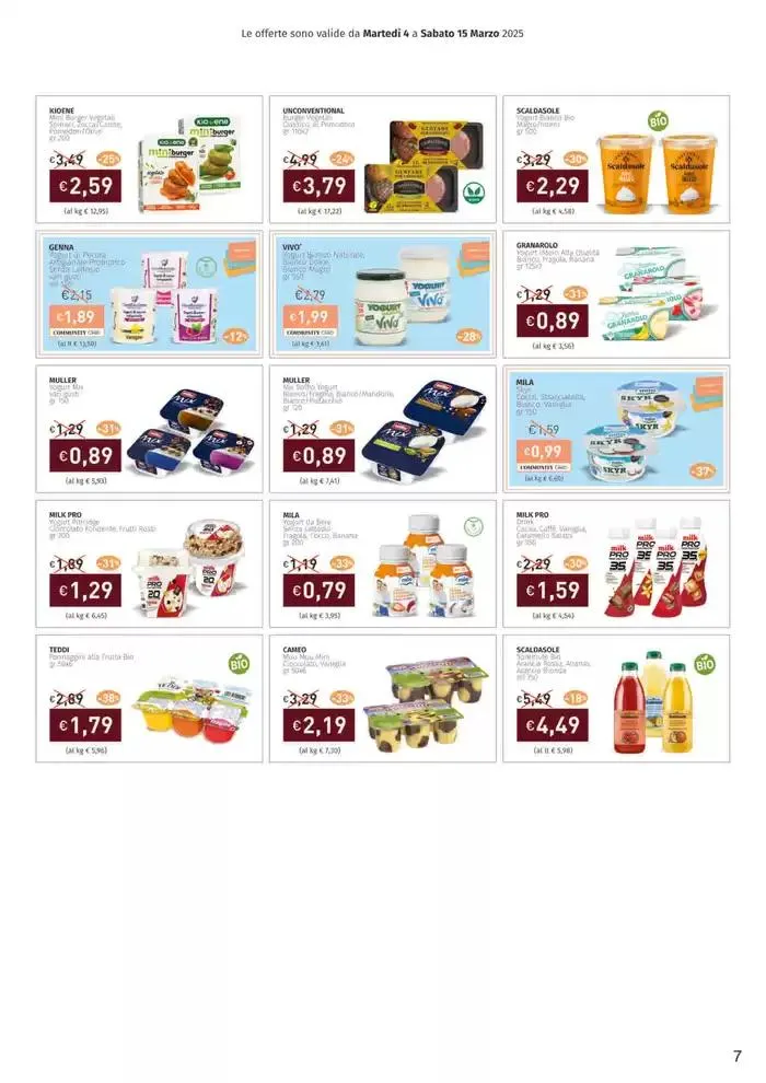 Sana, veloce, facile, unica! da 4 marzo a 15 marzo di 2025 - Pagina del volantino 7
