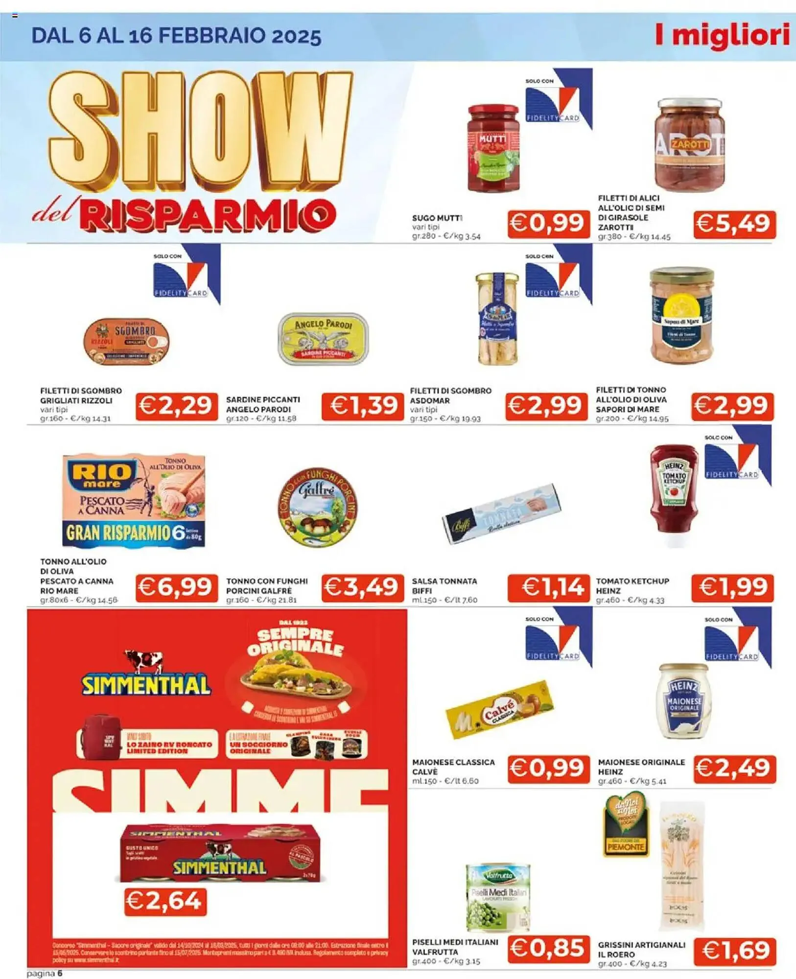 Volantino Mercatò da 6 febbraio a 16 febbraio di 2025 - Pagina del volantino 6