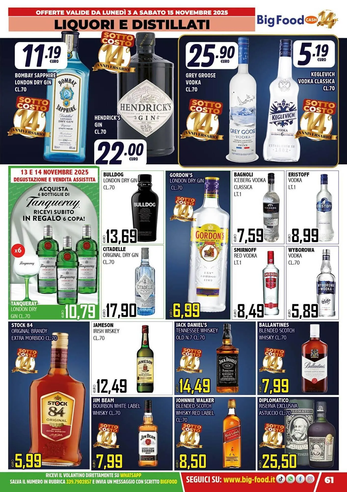 Volantino Big Food da 3 novembre a 15 novembre di 2025 - Pagina del volantino 61