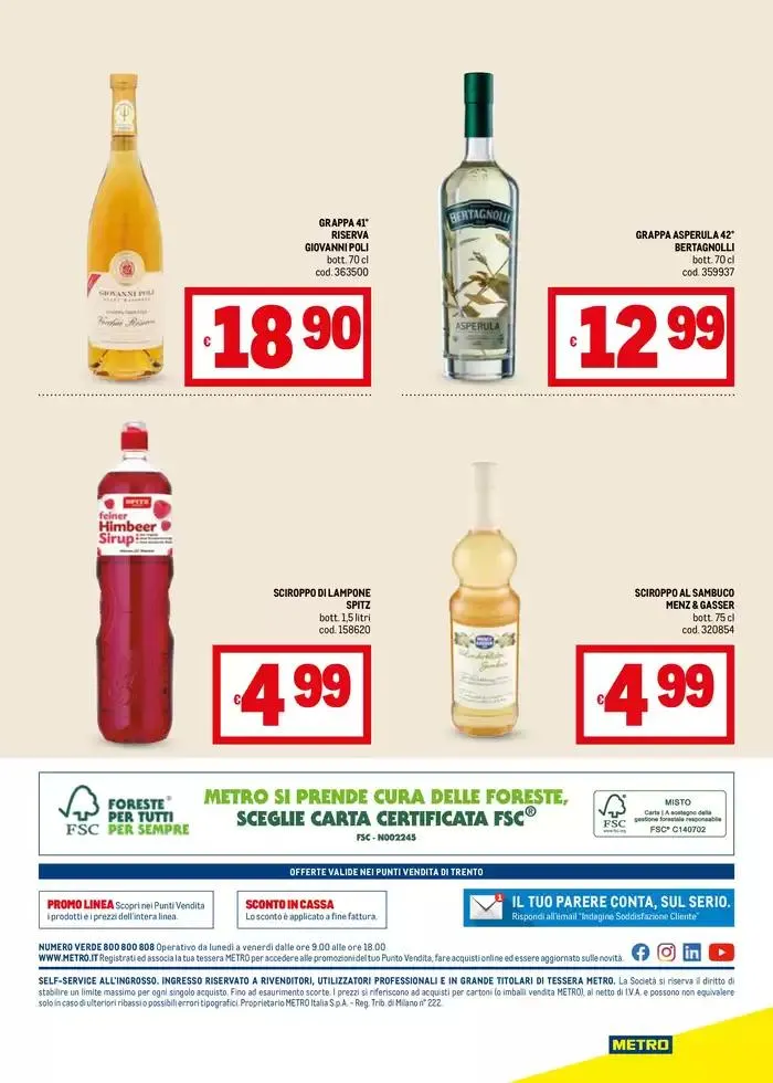 Sapori d'Italia -Trentino da 3 aprile a 30 aprile di 2025 - Pagina del volantino 8