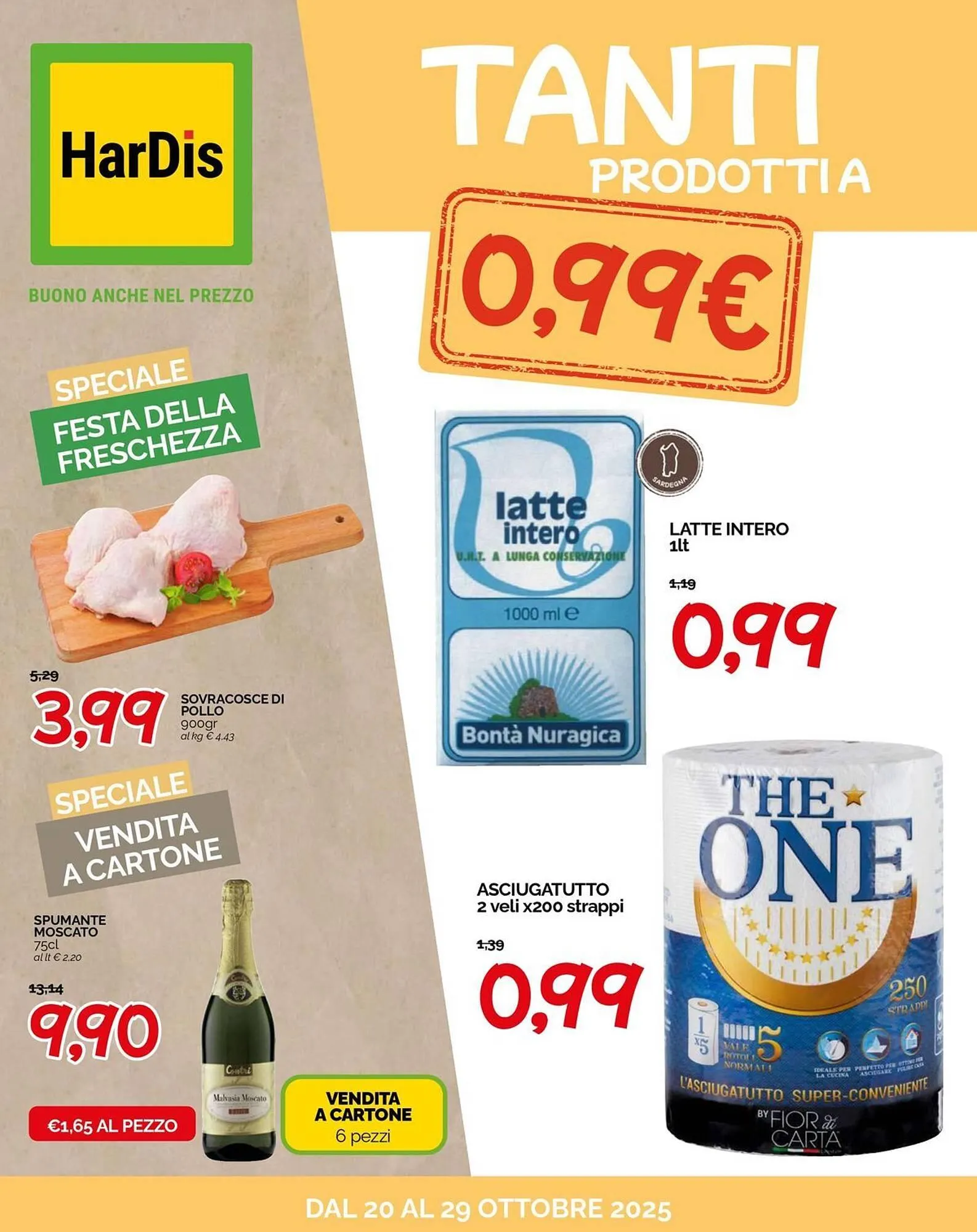 Volantino Hardis da 20 ottobre a 29 ottobre di 2025 - Pagina del volantino 1