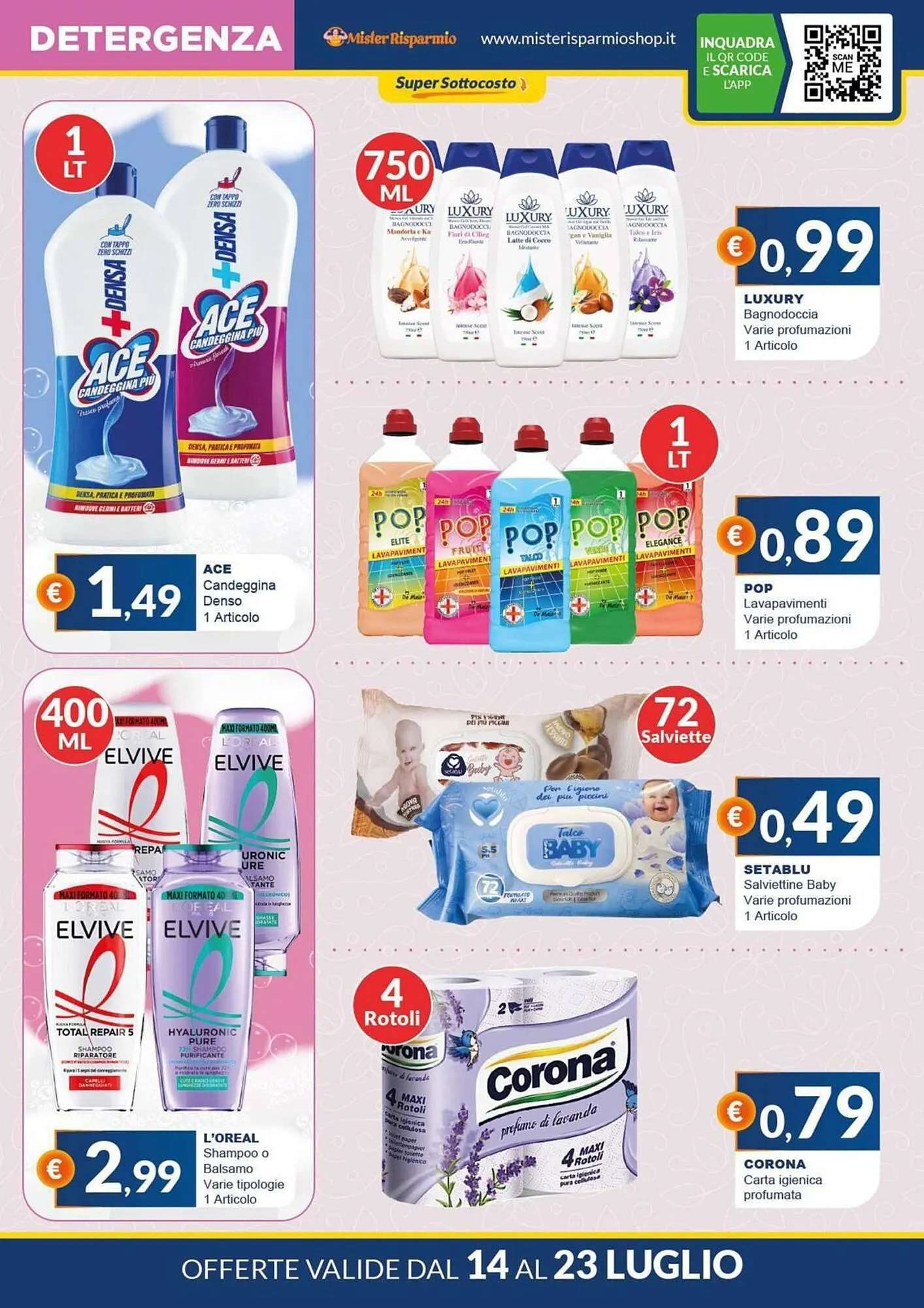 Volantino Mister Risparmio da 14 luglio a 23 luglio di 2025 - Pagina del volantino 3