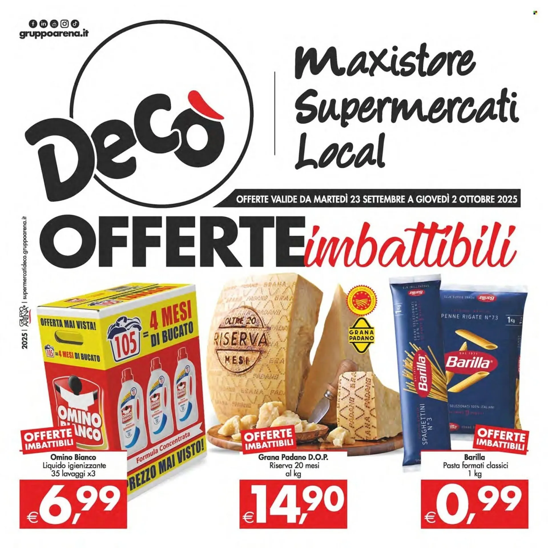 Volantino Deco Supermercati da 23 settembre a 2 ottobre di 2025 - Pagina del volantino 1