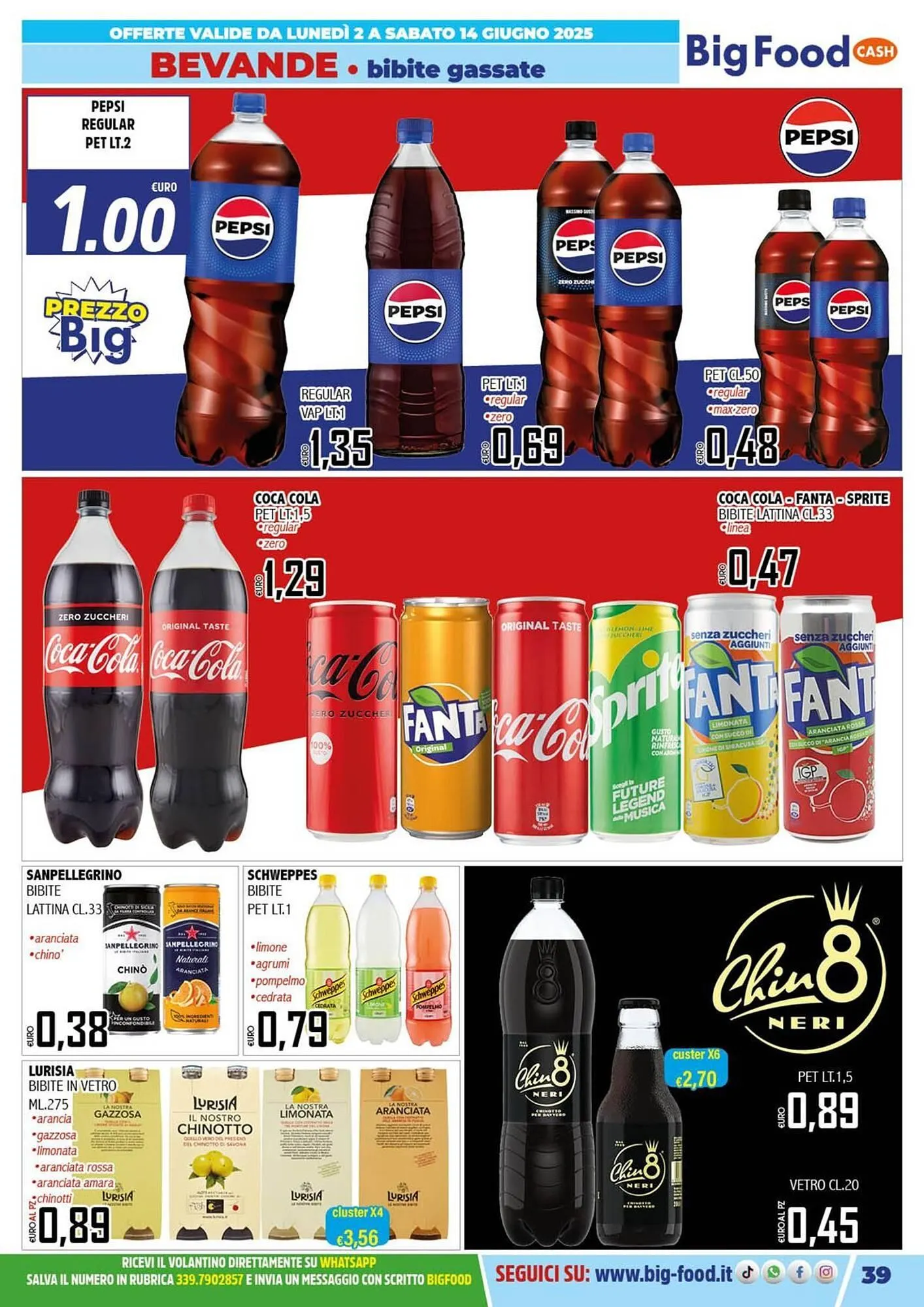Volantino Big Food da 2 giugno a 14 giugno di 2025 - Pagina del volantino 39
