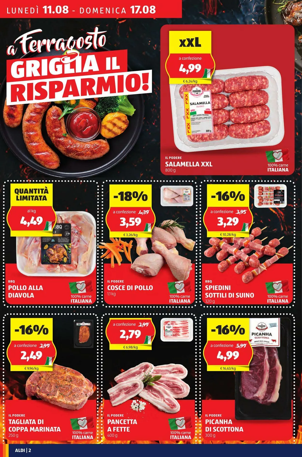 Aldi Volantino attuale da 11 agosto a 17 agosto di 2025 - Pagina del volantino 2