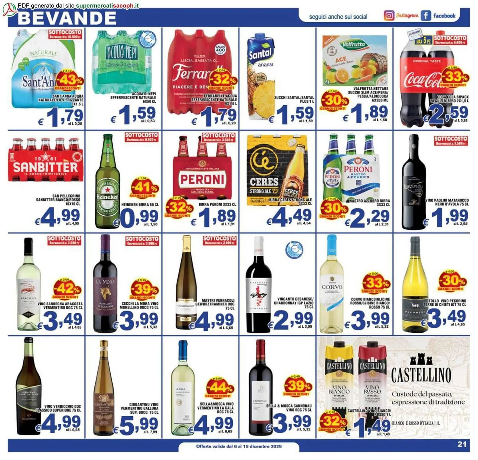 Volantino Sacoph da 6 dicembre a 15 dicembre di 2025 - Pagina del volantino 21