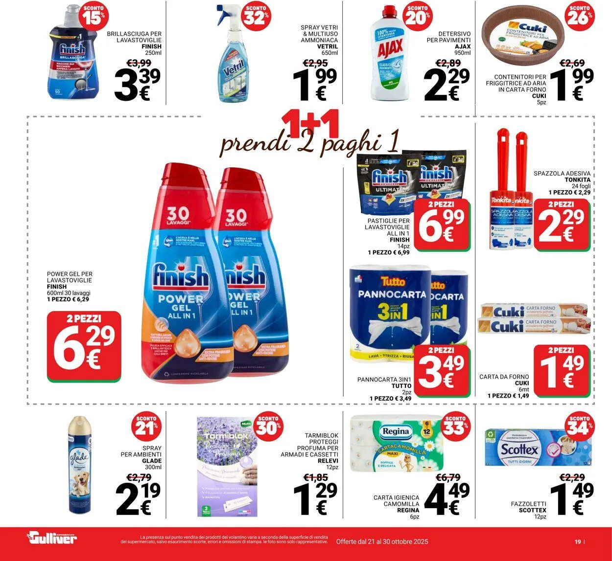 Gulliver Volantino attuale da 21 ottobre a 30 ottobre di 2025 - Pagina del volantino 19