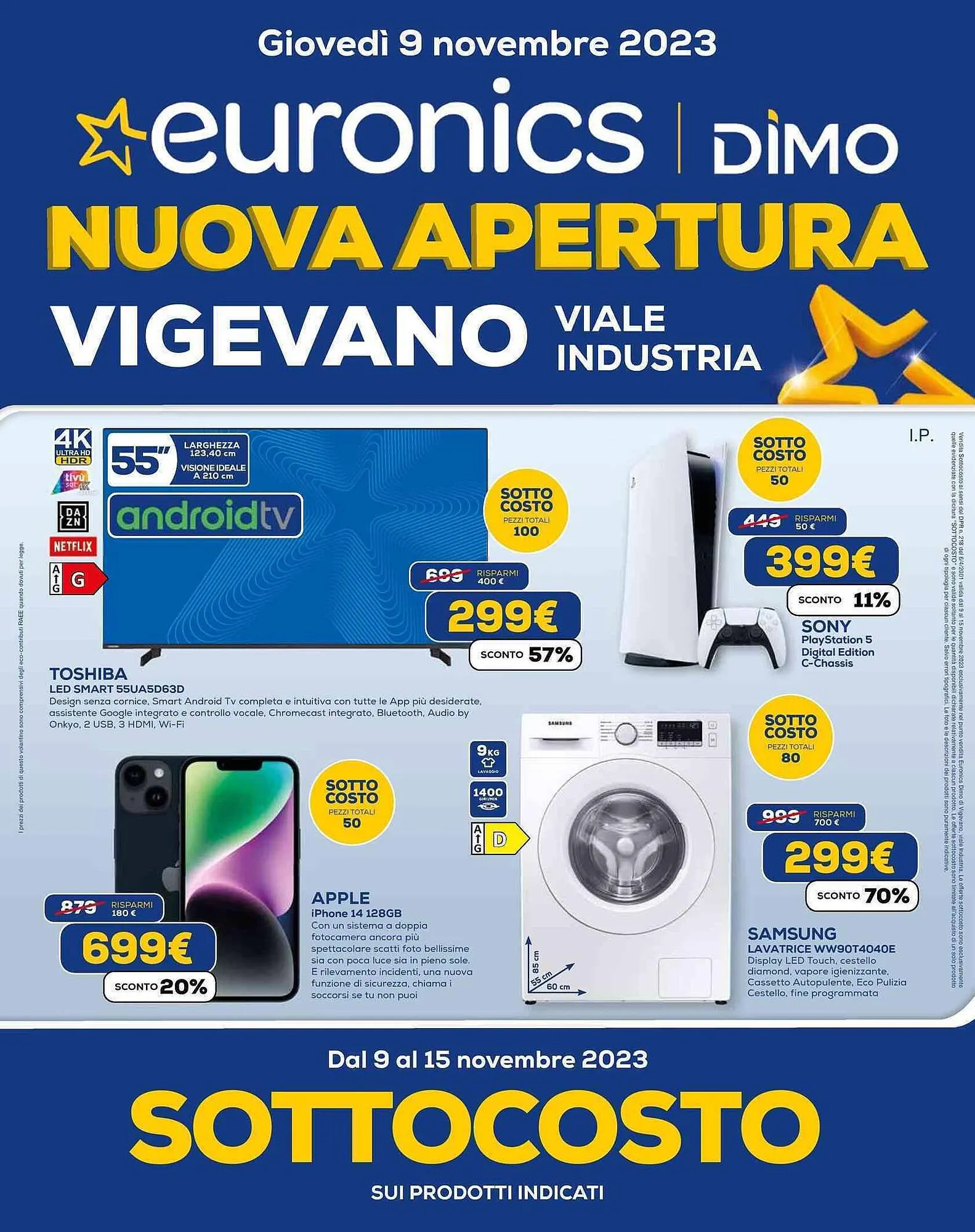 Volantino Euronics da 9 novembre a 15 novembre di 2023 - Pagina del volantino 1