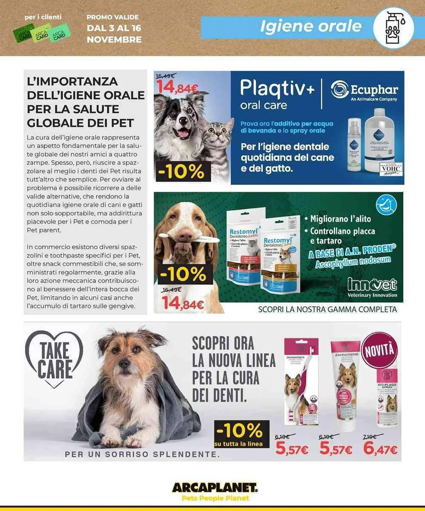 Volantino Arcaplanet da 3 novembre a 9 novembre di 2025 - Pagina del volantino 19