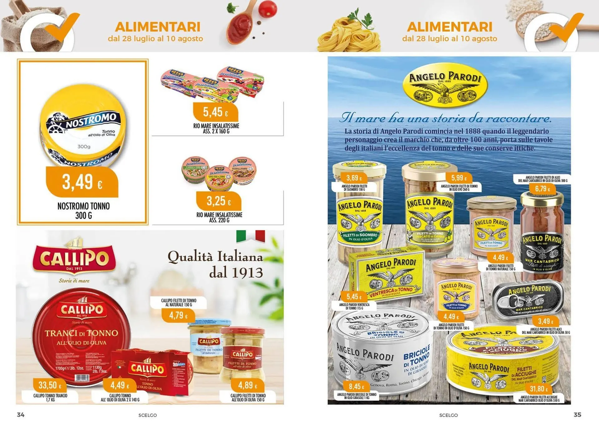 Volantino Scelgo da 28 luglio a 10 agosto di 2025 - Pagina del volantino 18