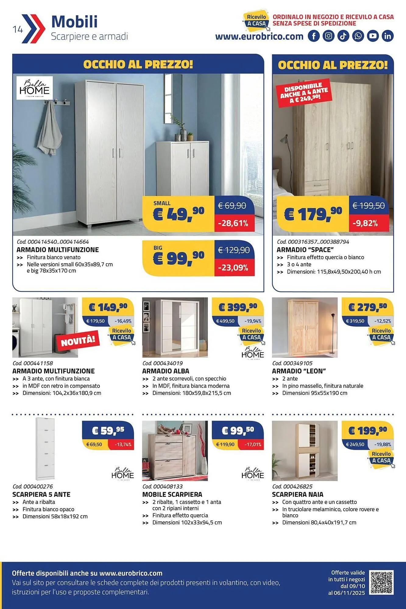Volantino Eurobrico da 9 ottobre a 6 novembre di 2025 - Pagina del volantino 14