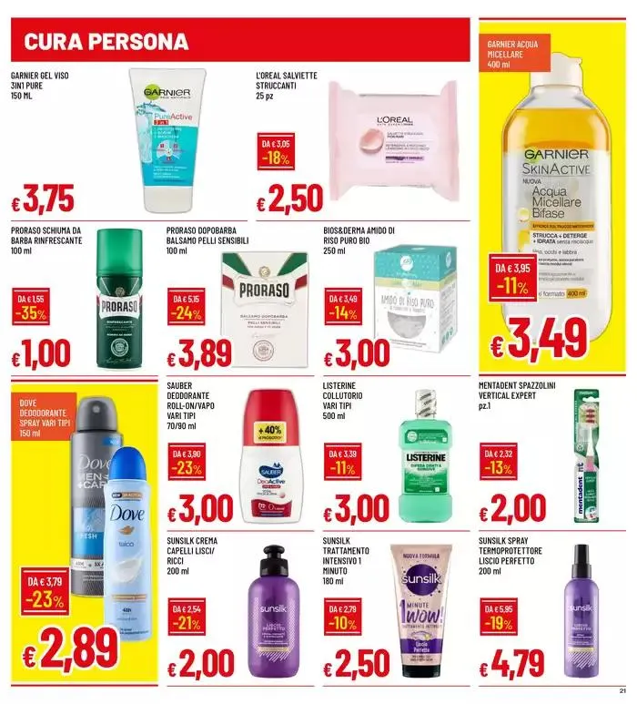 TANTI PRODOTTI DA 0,50 A 3 EURO da 6 febbraio a 19 febbraio di 2025 - Pagina del volantino 21