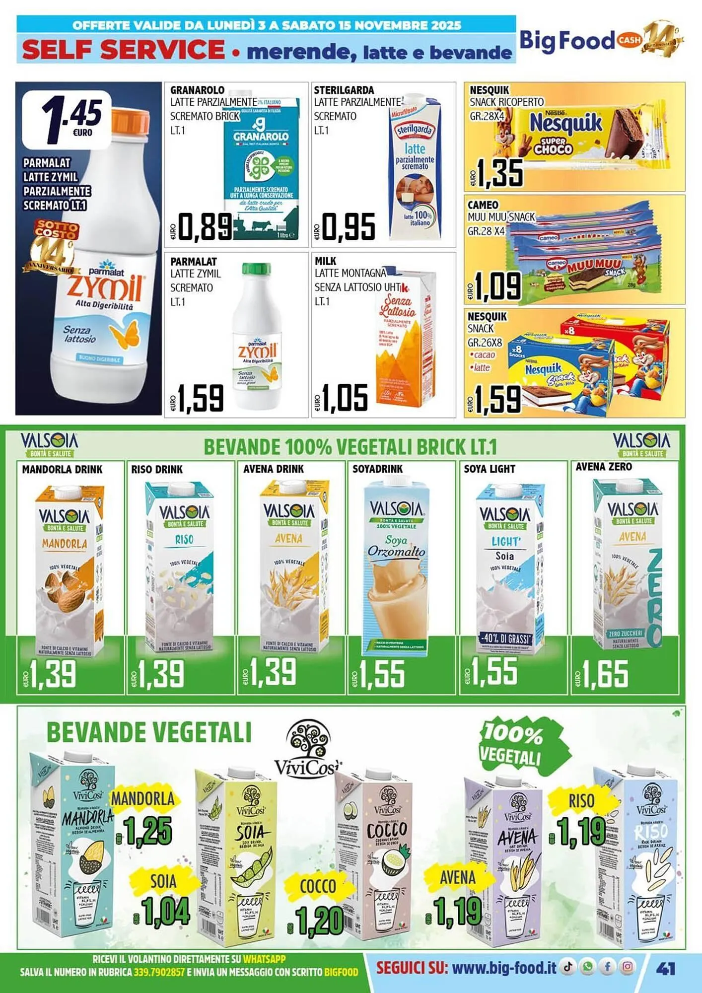 Volantino Big Food da 3 novembre a 15 novembre di 2025 - Pagina del volantino 41