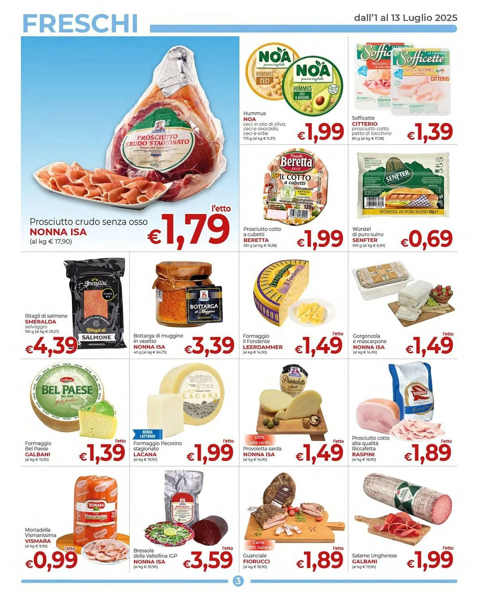 Volantino Supermercati Nonna Isa da 1 luglio a 13 luglio di 2025 - Pagina del volantino 3
