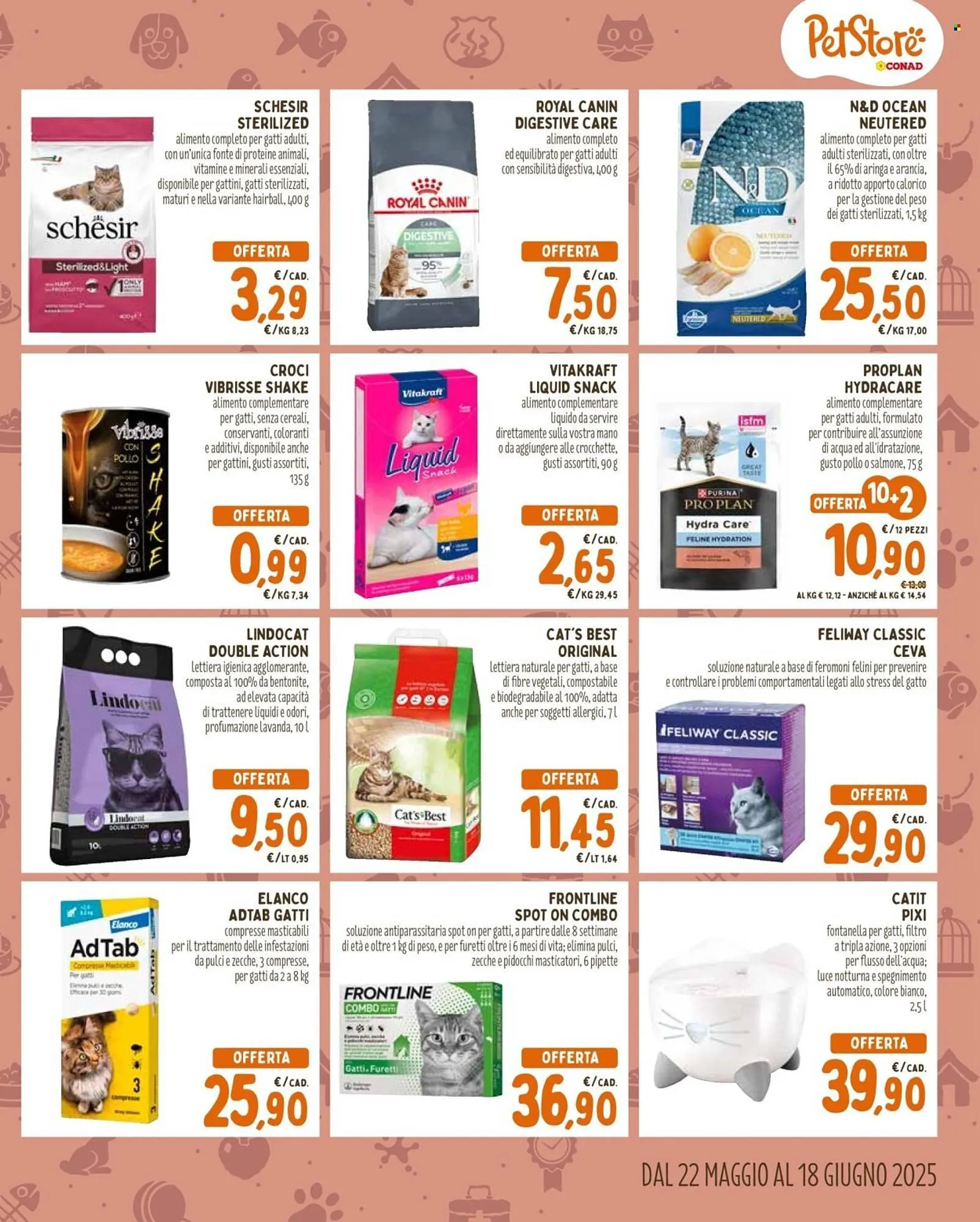 Volantino Pet Store Conad da 22 maggio a 18 giugno di 2025 - Pagina del volantino 5