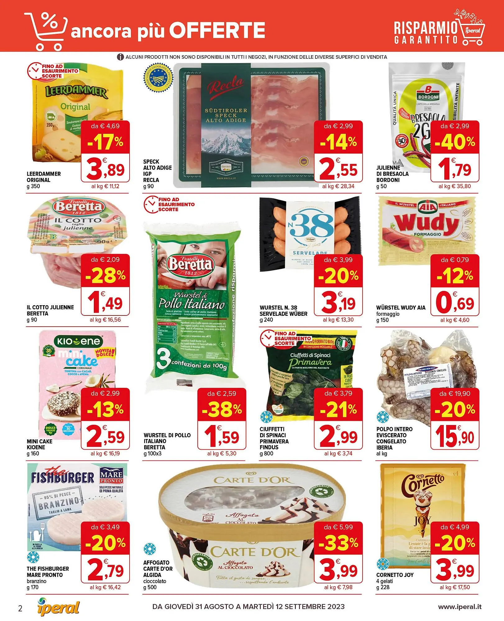 Volantino Iperal da 31 agosto a 12 settembre di 2023 - Pagina del volantino 22