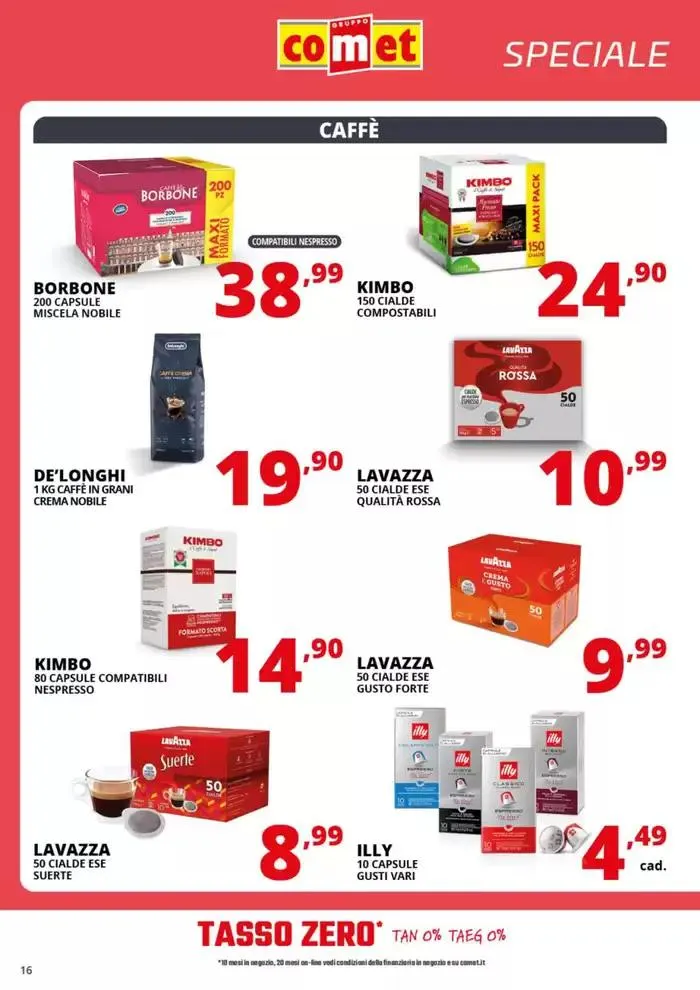 Speciale Piccoli Elettrodomestici da Comet! da 3 aprile a 16 aprile di 2025 - Pagina del volantino 16