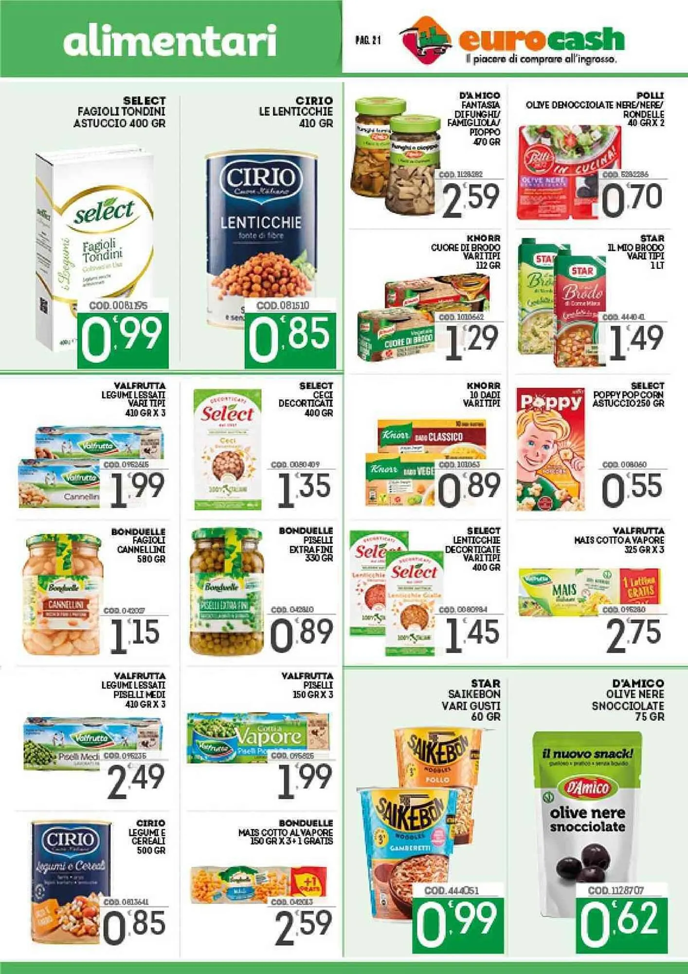 Volantino Eurocash da 3 gennaio a 21 gennaio di 2024 - Pagina del volantino 21