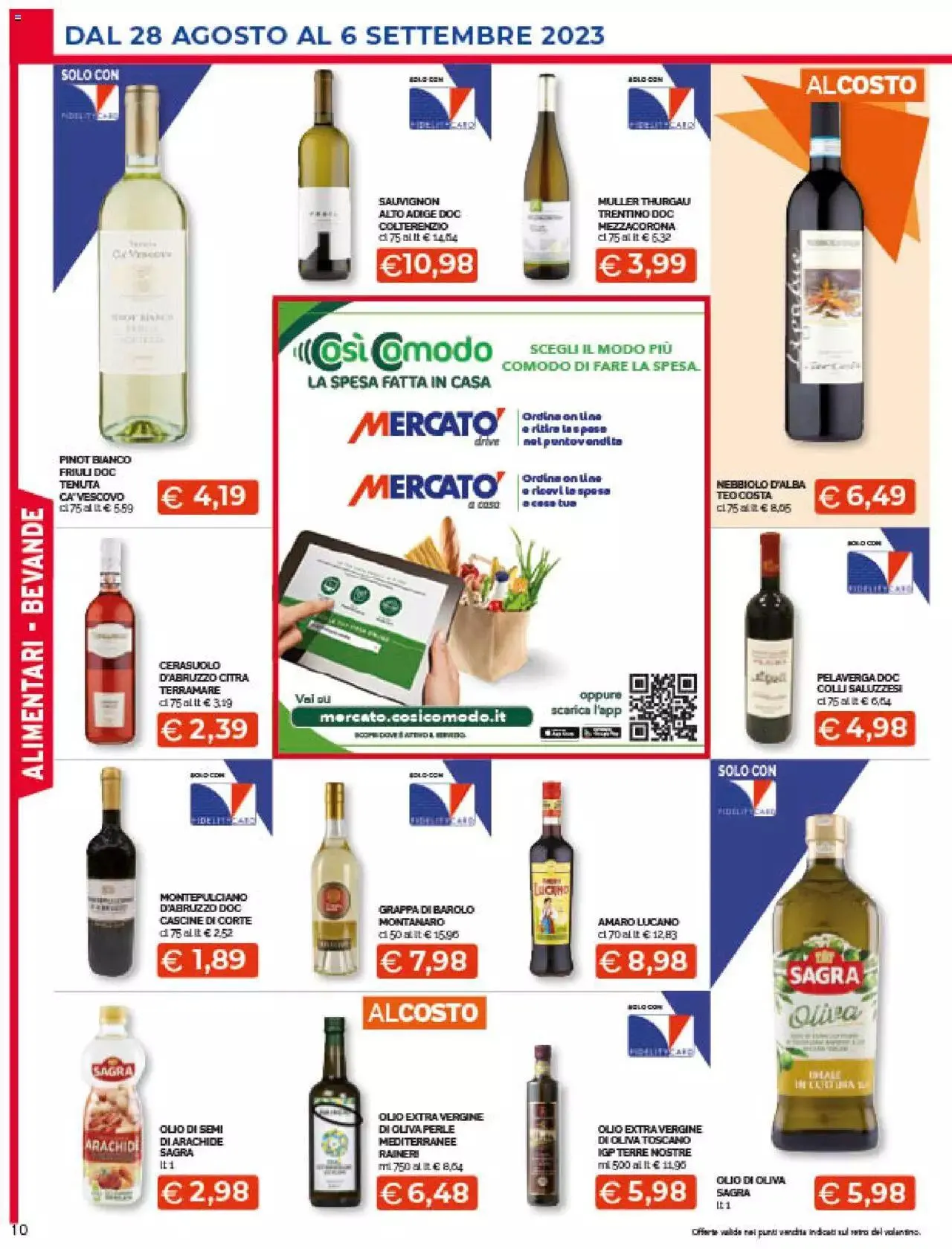 Volantino Mercatò da 28 agosto a 6 settembre di 2023 - Pagina del volantino 10