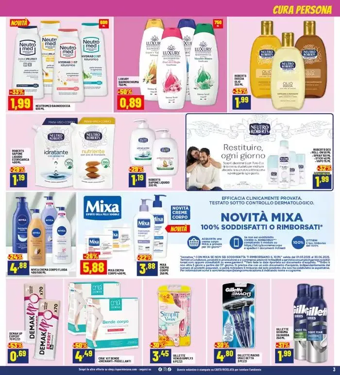 Sconti del 30% 40% 50% da 26 aprile a 10 maggio di 2025 - Pagina del volantino 3