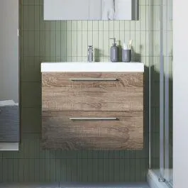 MOBILE REMIX 75 2 CASSETTI ROVERE TARTUFO L75 H58 P46 CM