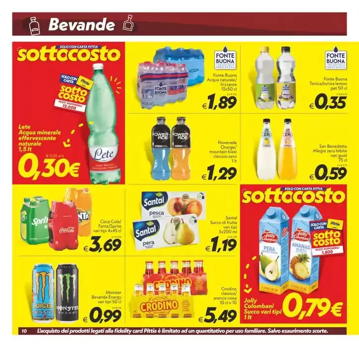 Sottocosto da 15 marzo a 24 marzo di 2025 - Pagina del volantino 10