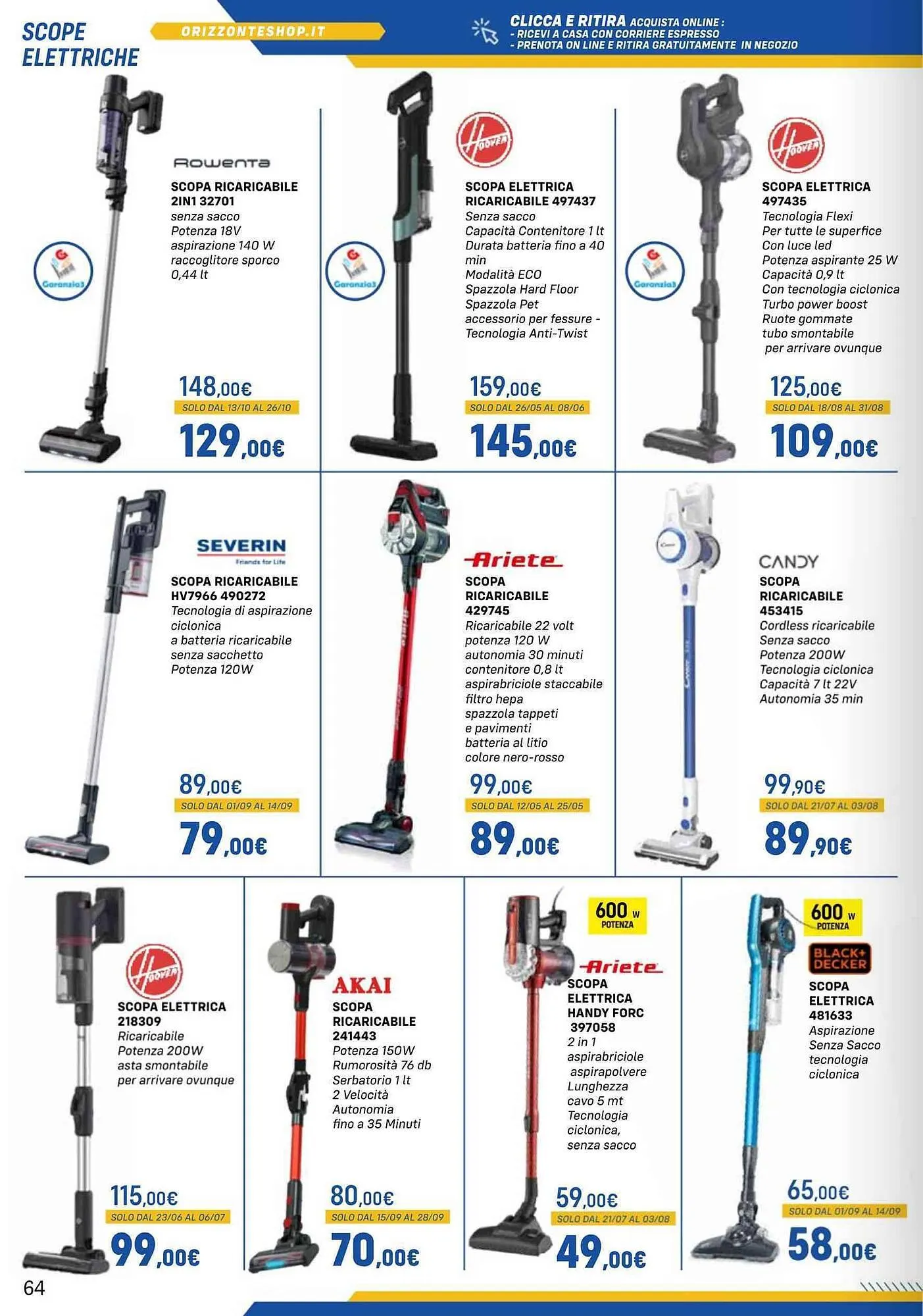 Volantino Orizzonte da 20 maggio a 31 ottobre di 2025 - Pagina del volantino 64