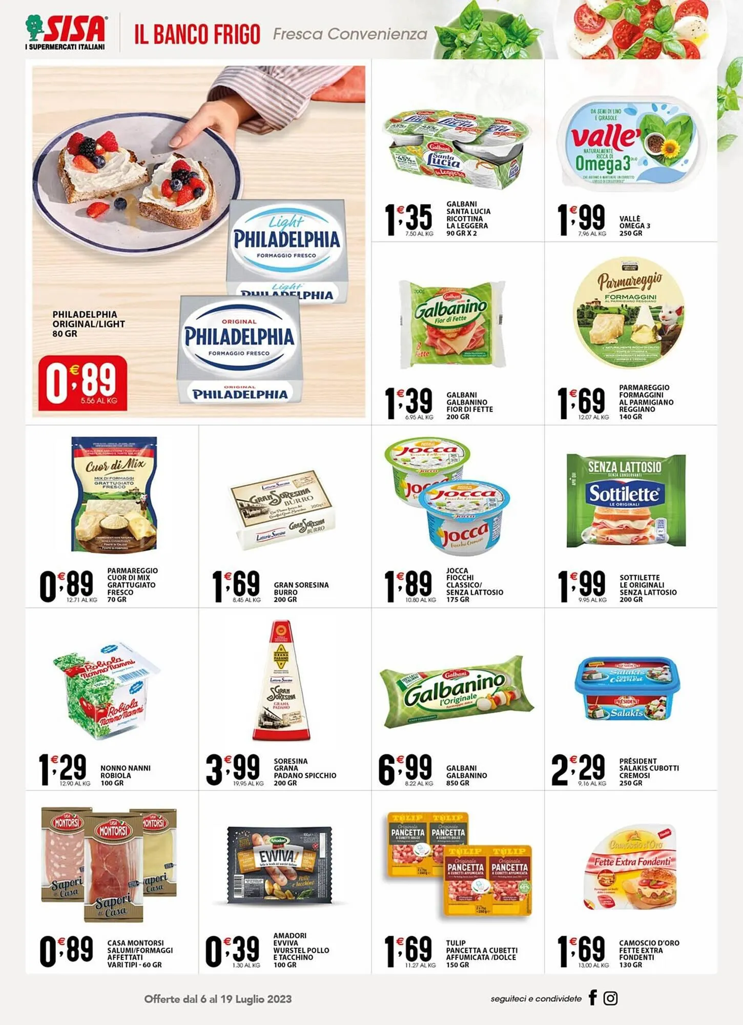 Volantino Sisa da 6 luglio a 19 luglio di 2023 - Pagina del volantino 6