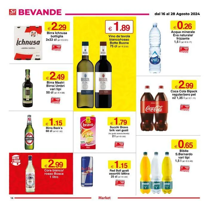 Fresca convenienza da 16 agosto a 28 agosto di 2024 - Pagina del volantino 14